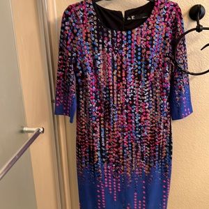 Three-quarter length sleeve dress